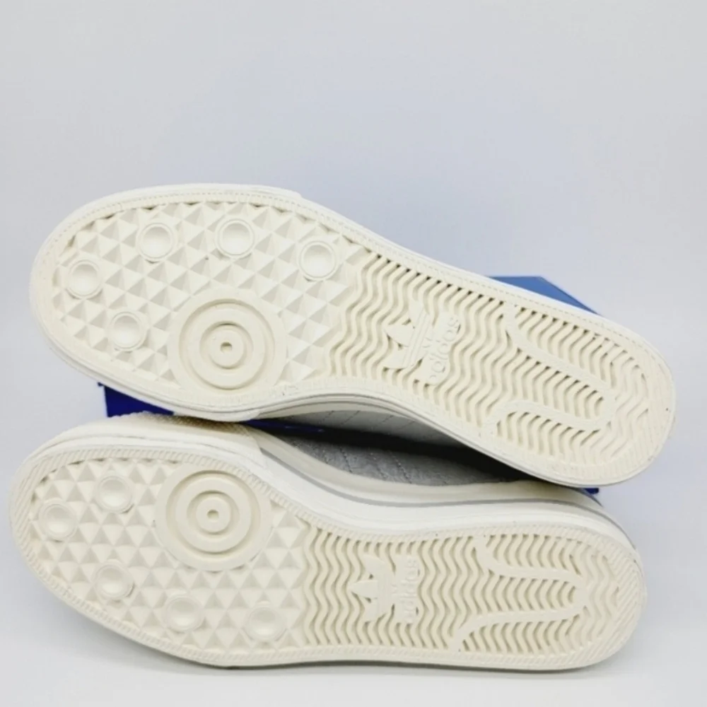 New adidas Nizza RF Platform Mid Shoes Silver Metallic Women's Size 8.5 - Picture 6 of 8